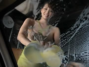ญี่ปุ่น หัวนมใหญ่ แฟน บน ล้างรถ